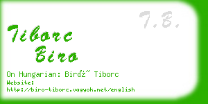 tiborc biro business card